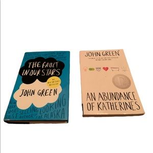 “An Abundance of Katherine’s” and “The Fault in our Stars,” books by John Green